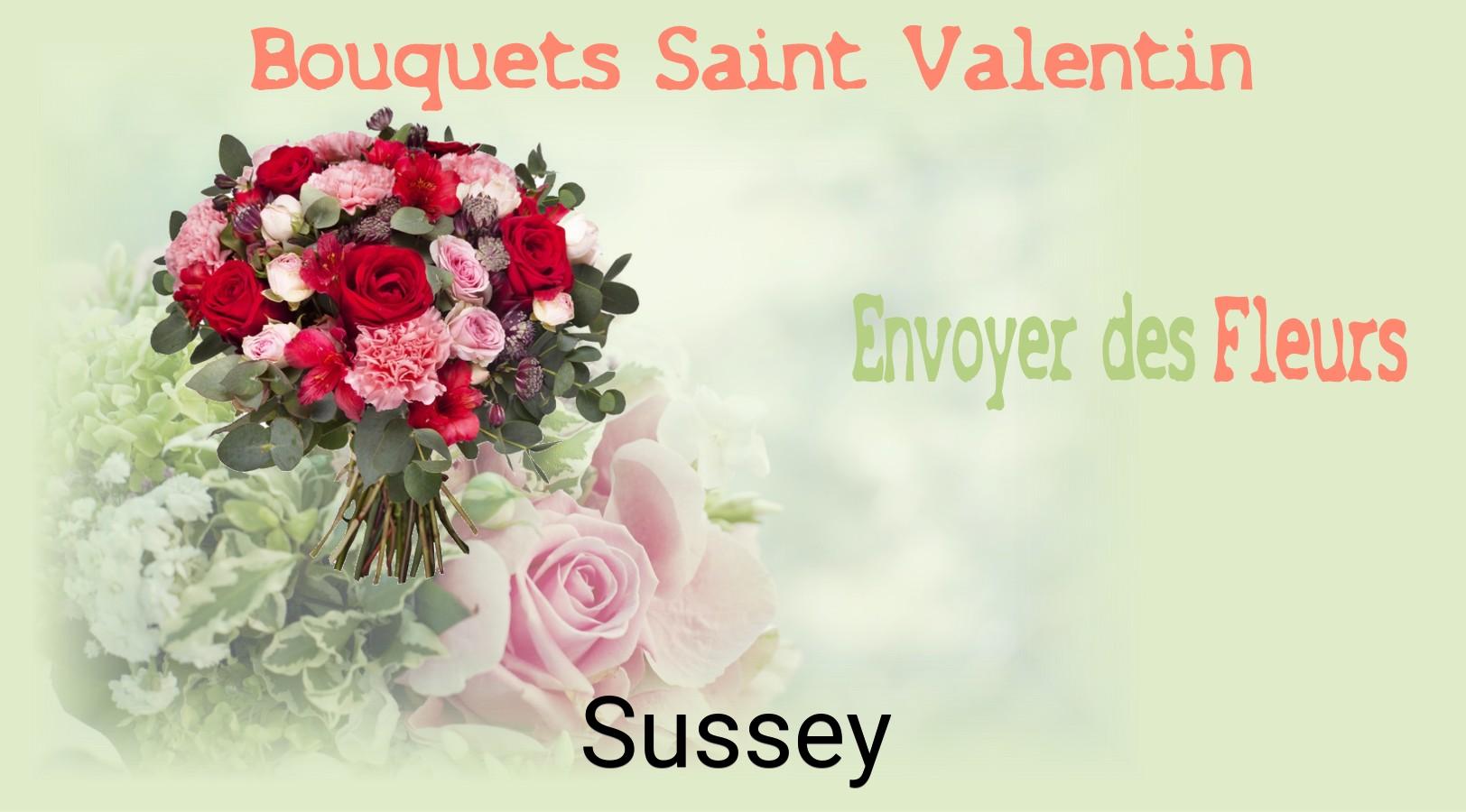 Roses de Saint-Valentin livrées à Sussey